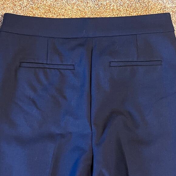 J. Crew Carreman Kate Straight Leg 4 Season Stretch Navy Blue Pants Womens 10T - Picture 6 of 9